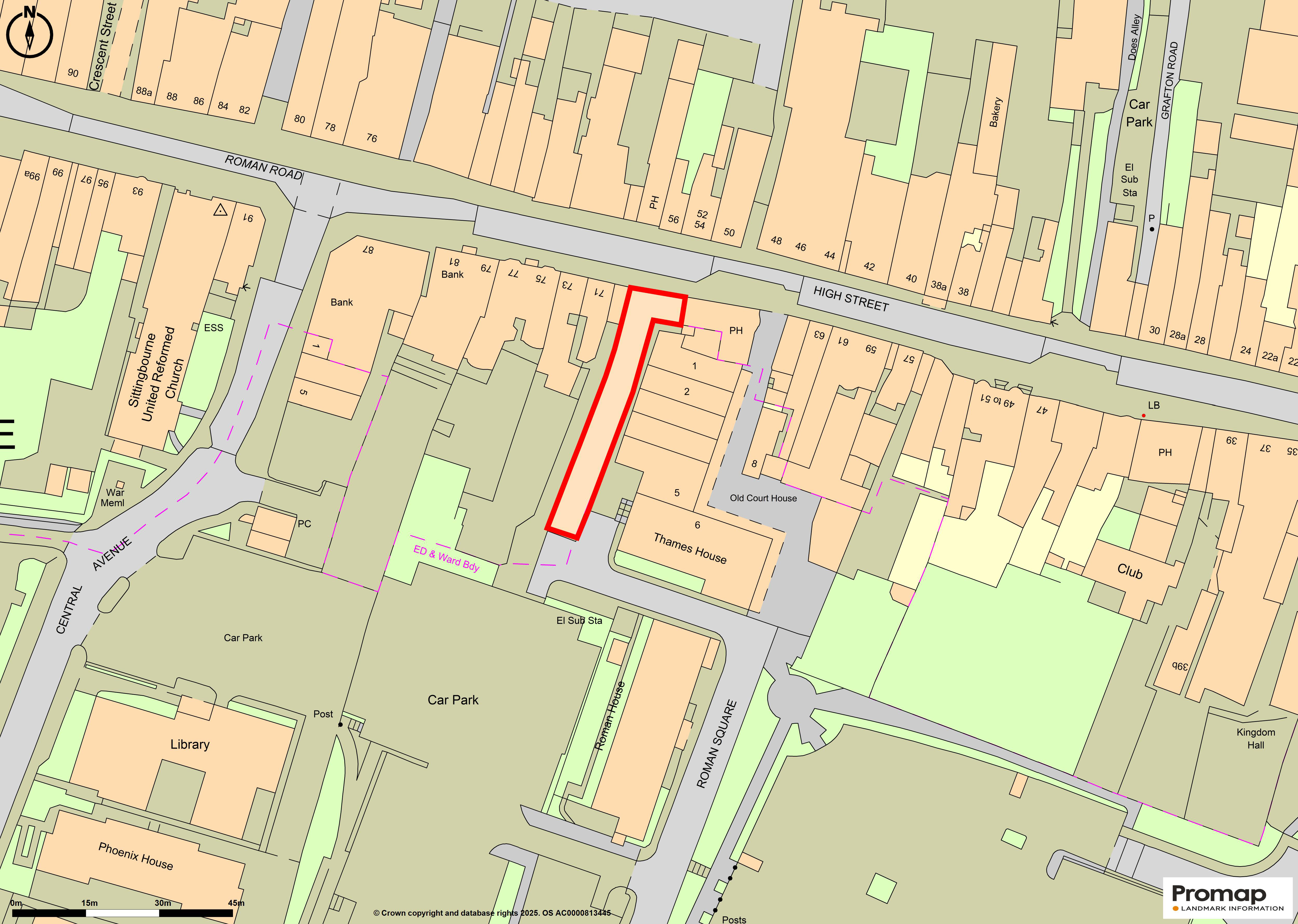 Lot: 176 - TOWN CENTRE PROPERTY WITH PLANNING FOR EIGHT FLATS AND TWO COMMERCIAL UNITS -